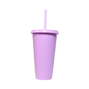 Vaso para fiesta lila