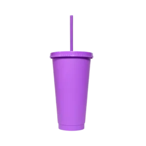 Vaso para fiesta morado