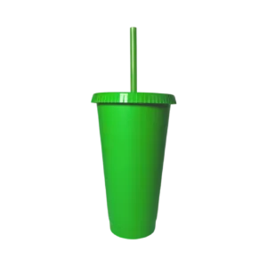 Vaso para fiesta verde trébol
