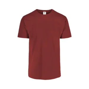 Playera cuello redondo manga corta caballero ladrillo