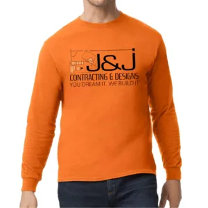 Playera cuello redondo manga larga caballero - Heva Creative Team