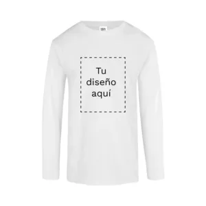 Playera personalizada unisex para niños cuello redondo manga larga - Heva Creative Team
