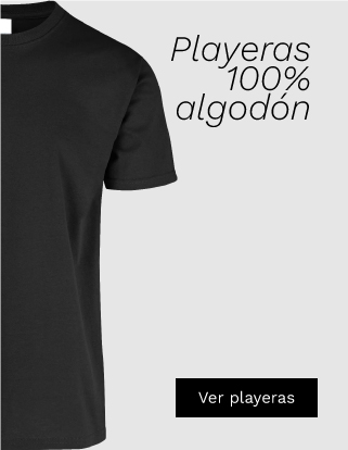 Playeras 100% algodón personalizadas