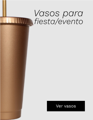 Vasos personalizados para fiesta/evento